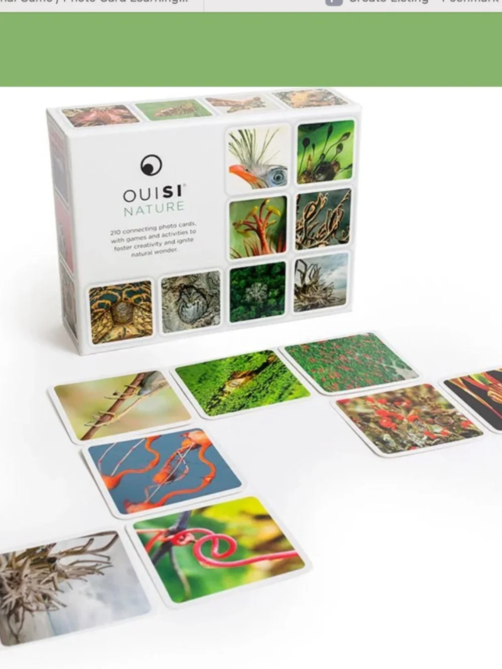 OUISI Nature Photo Cards -   Game of Visual Connection